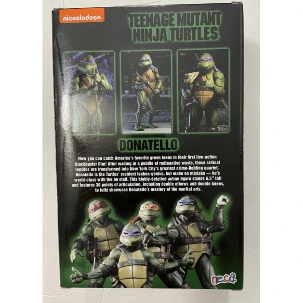 Teenage Mutant Ninja Turtle Donatello  Action Figure Neca Nickelodeon 2018